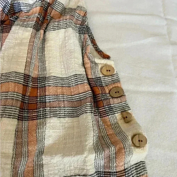 Zara kids plaid fall overalls size 9 jumpsuit - Picture 4 of 4